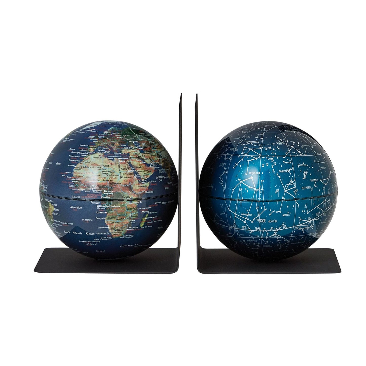 EMFORM Bookglobe Bookend Set Globe Amovible en différentes variantes