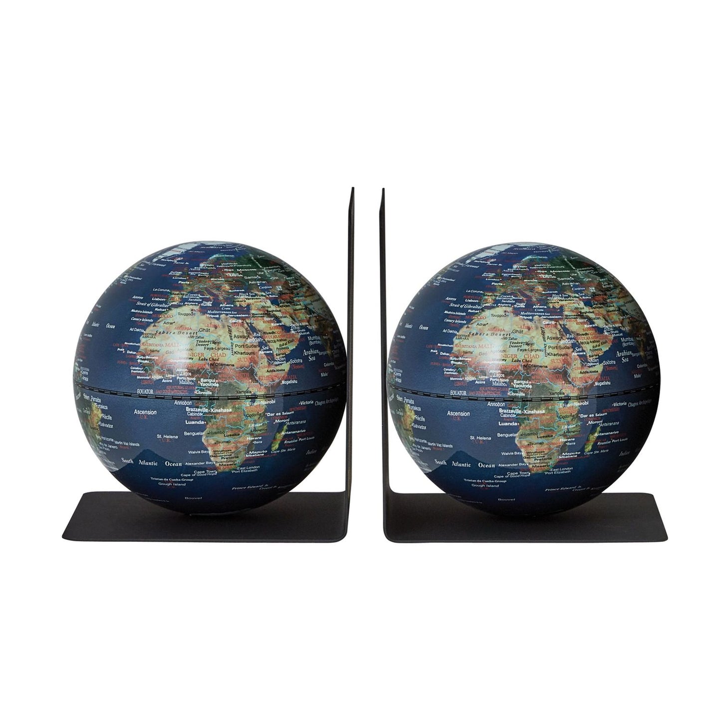 EMFORM Bookglobe Bookend Set Globe Amovible en différentes variantes