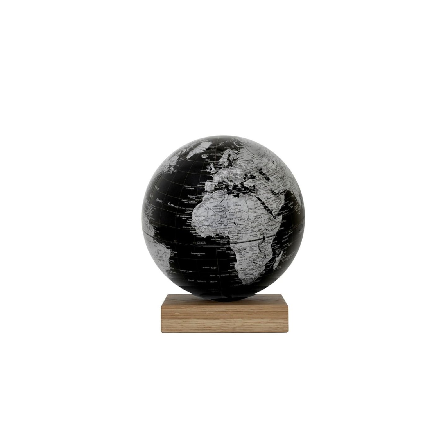 EMFORM Platon Globe magnétique avec base en chêne de différentes couleurs