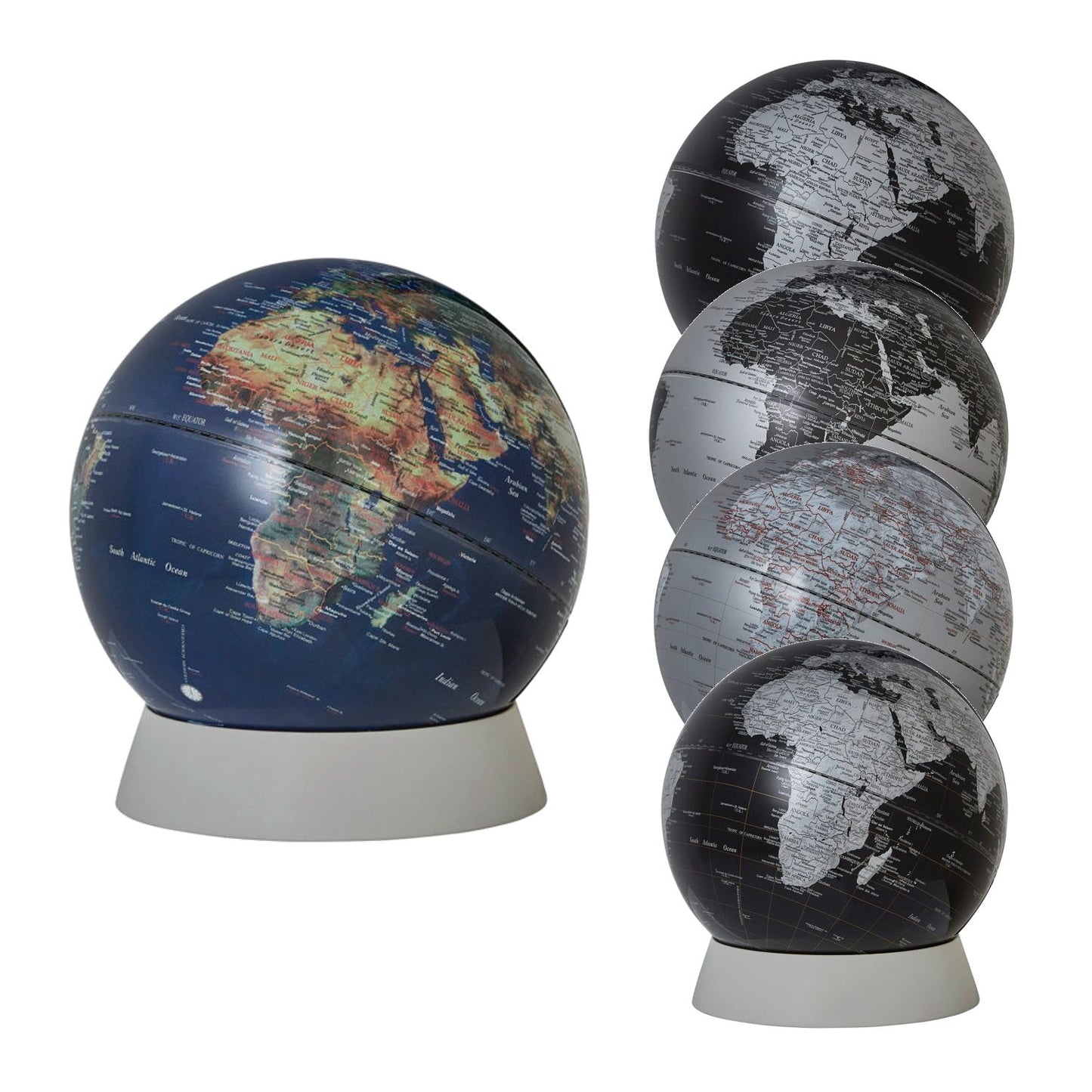Globe EMFORM RING 250 ou 300 mm en différentes couleurs