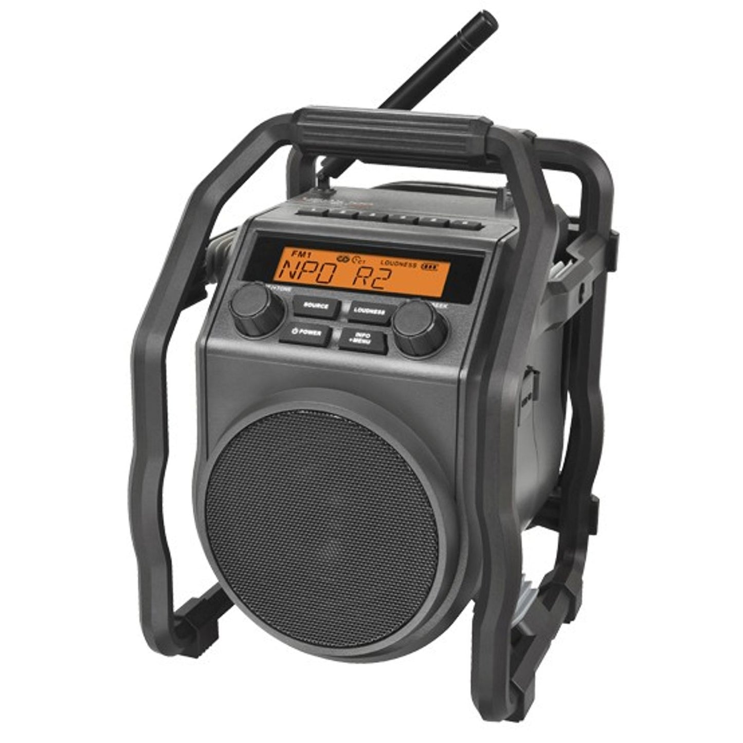 Radio de chantier FM PerfectPro UBOX 200R, RDS, AUX, Bluetooth, antichoc