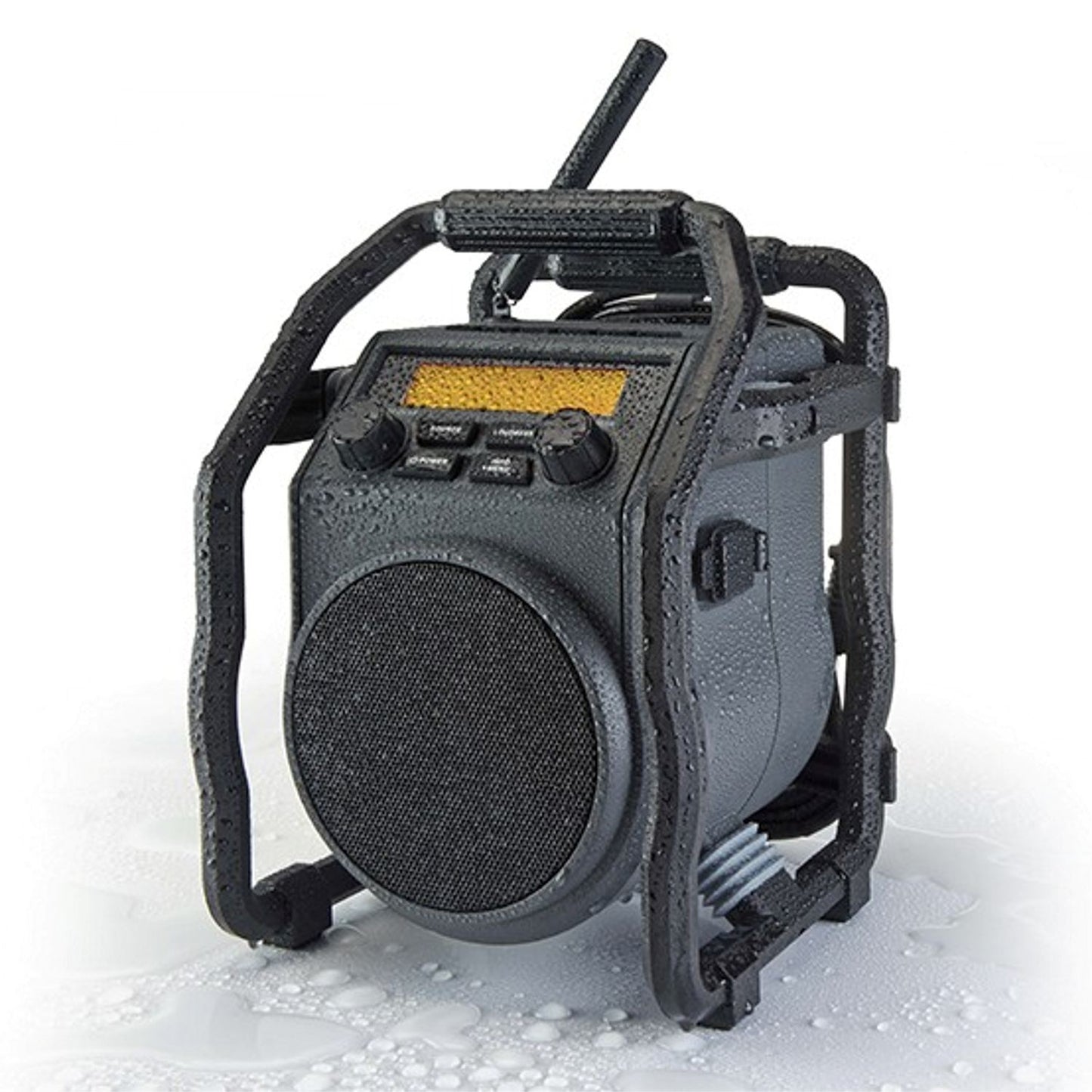 Radio de chantier FM PerfectPro UBOX 200R, RDS, AUX, Bluetooth, antichoc
