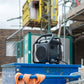 Radio de chantier FM PerfectPro UBOX 200R, RDS, AUX, Bluetooth, antichoc