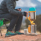 Réchaud de camping BioLite CampStove 2+ avec batterie rechargeable, port de chargement USB, FlexLight 100