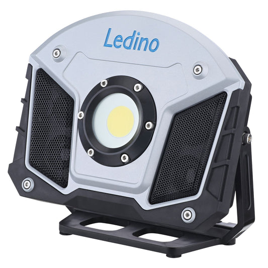 Spot LED sans fil Ledino Horn 15W avec haut-parleurs Bluetooth, fonction power bank