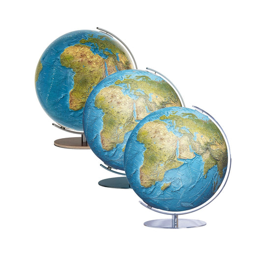 Globe lumineux Columbus DUORAMA, verre acrylique, D 340 mm, différentes variantes