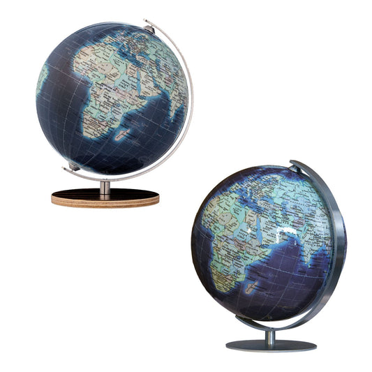 Mini globe Columbus DUO AZZURRO, D 120 mm, comp. OID, diverses variantes