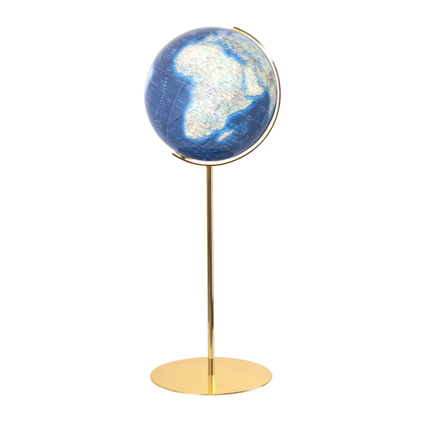 Globe sur pied Columbus Duo Azzurro, D 400 mm, globe lumineux, verre acrylique ver.variant