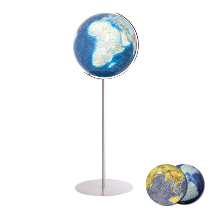 Globe sur pied Columbus Duo Azzurro, D 400 mm, globe lumineux, verre acrylique ver.variant