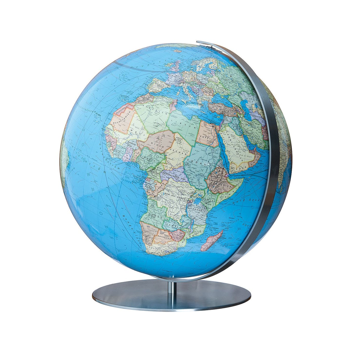 Globe de table Columbus D 51 cm, verre acrylique, acier inoxydable, différentes variantes