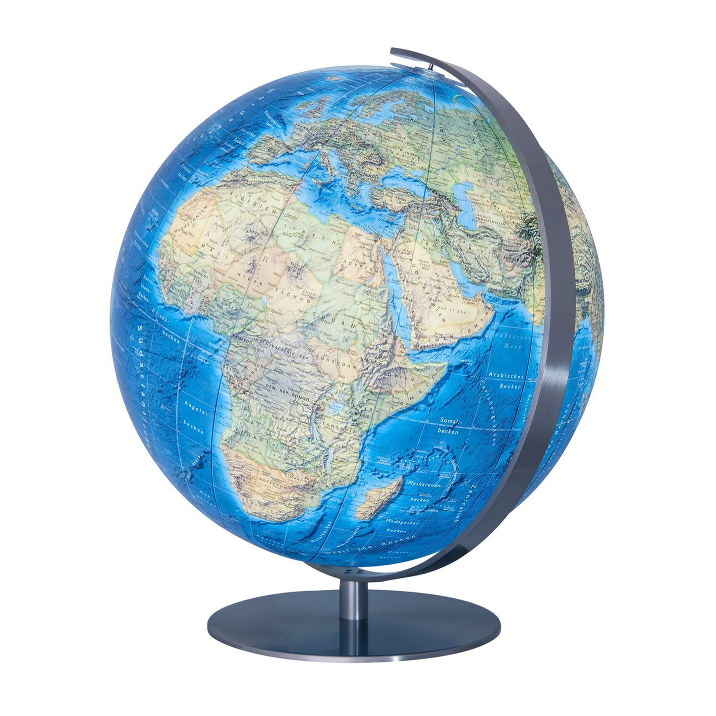 Globe de table Columbus D 51 cm, verre acrylique, acier inoxydable, différentes variantes