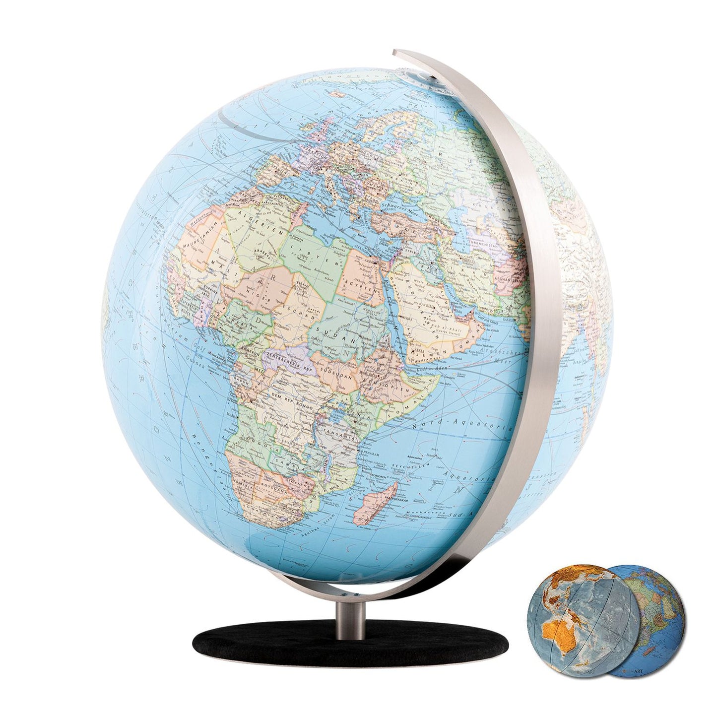 Globe de table Columbus DUO globe lumineux 30 cm verre acrylique, OID, différentes variantes