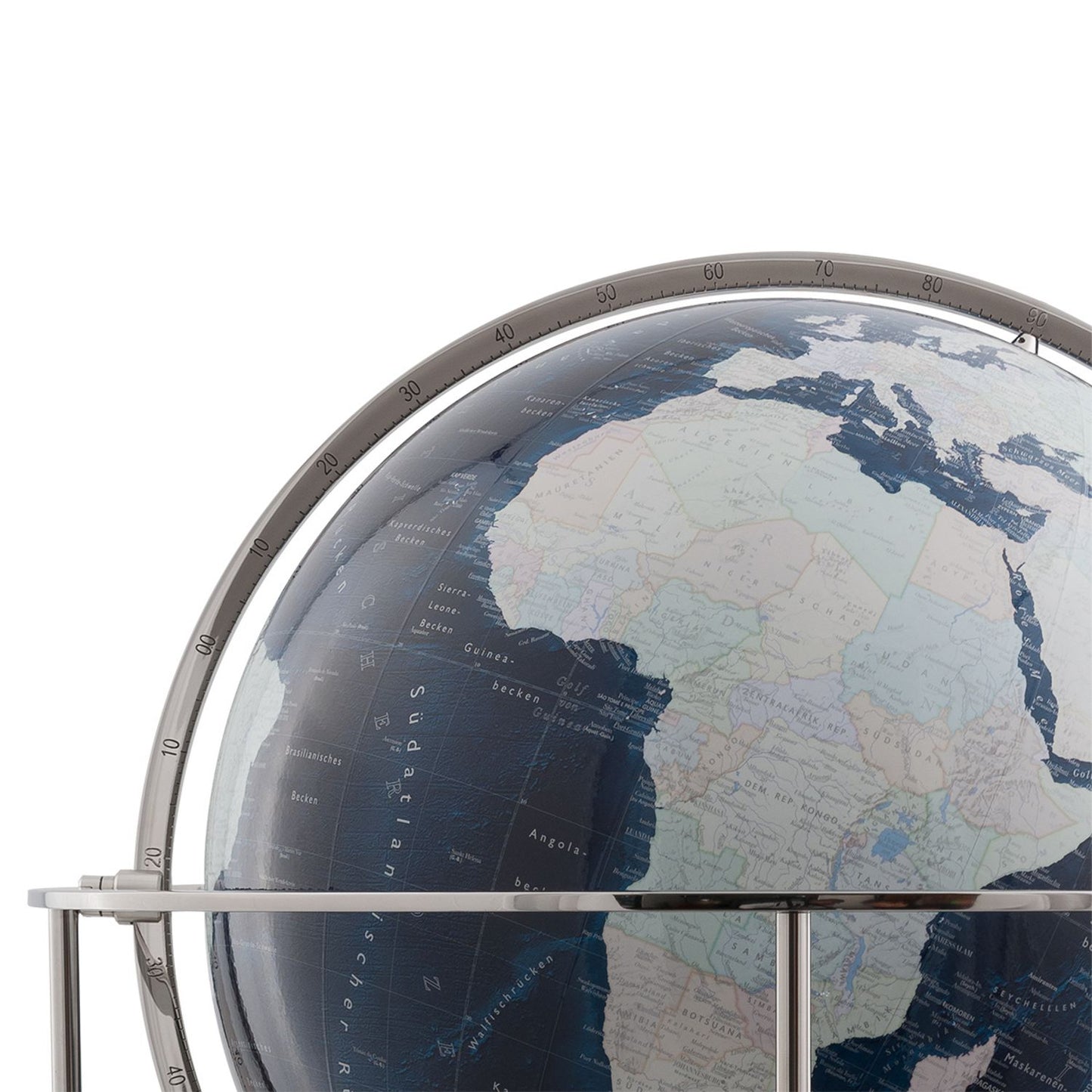 Columbus BLACK SERIES globe sur pied Savannah D 60 cm verre acrylique et acier inoxydable