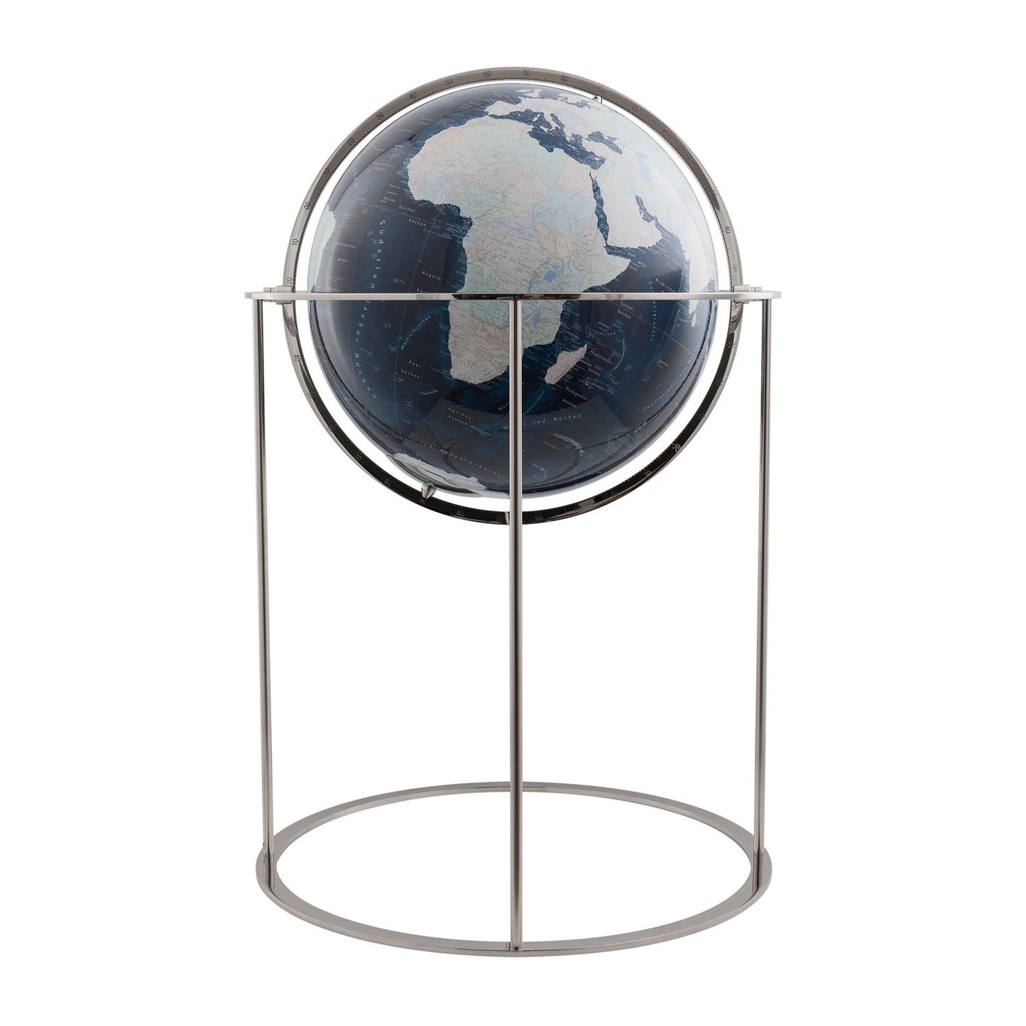 Columbus BLACK SERIES globe sur pied Savannah D 60 cm verre acrylique et acier inoxydable