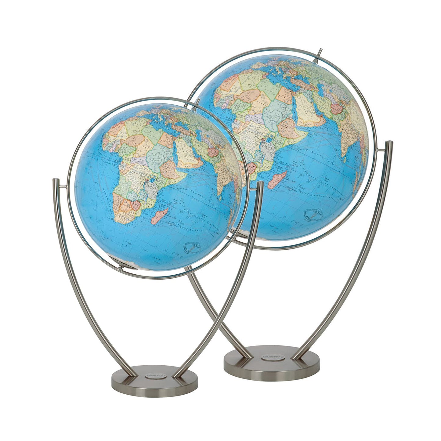 Globe sur pied Columbus Magnum DUO avec pied à fourche en acier inoxydable, jusqu'à D 100 cm