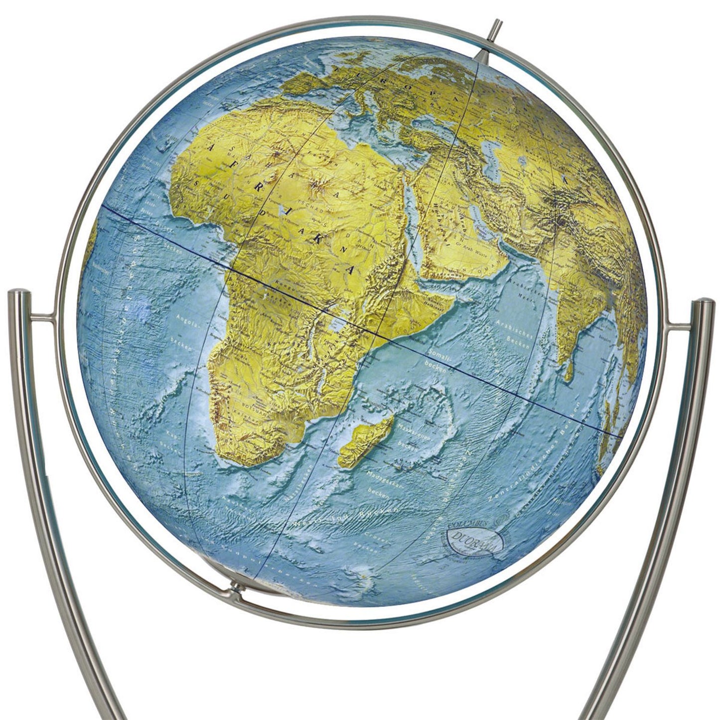 Globe sur pied Columbus Magnum DUORAMA avec pied à fourche en acier inoxydable, jusqu'à D 100 cm