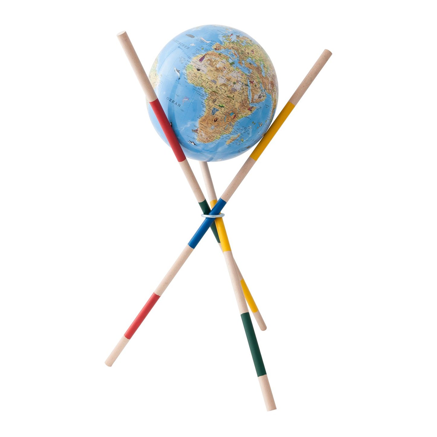 Globe terrestre enfant Columbus Mikado Our Earth D 34 cm avec stylo découverte