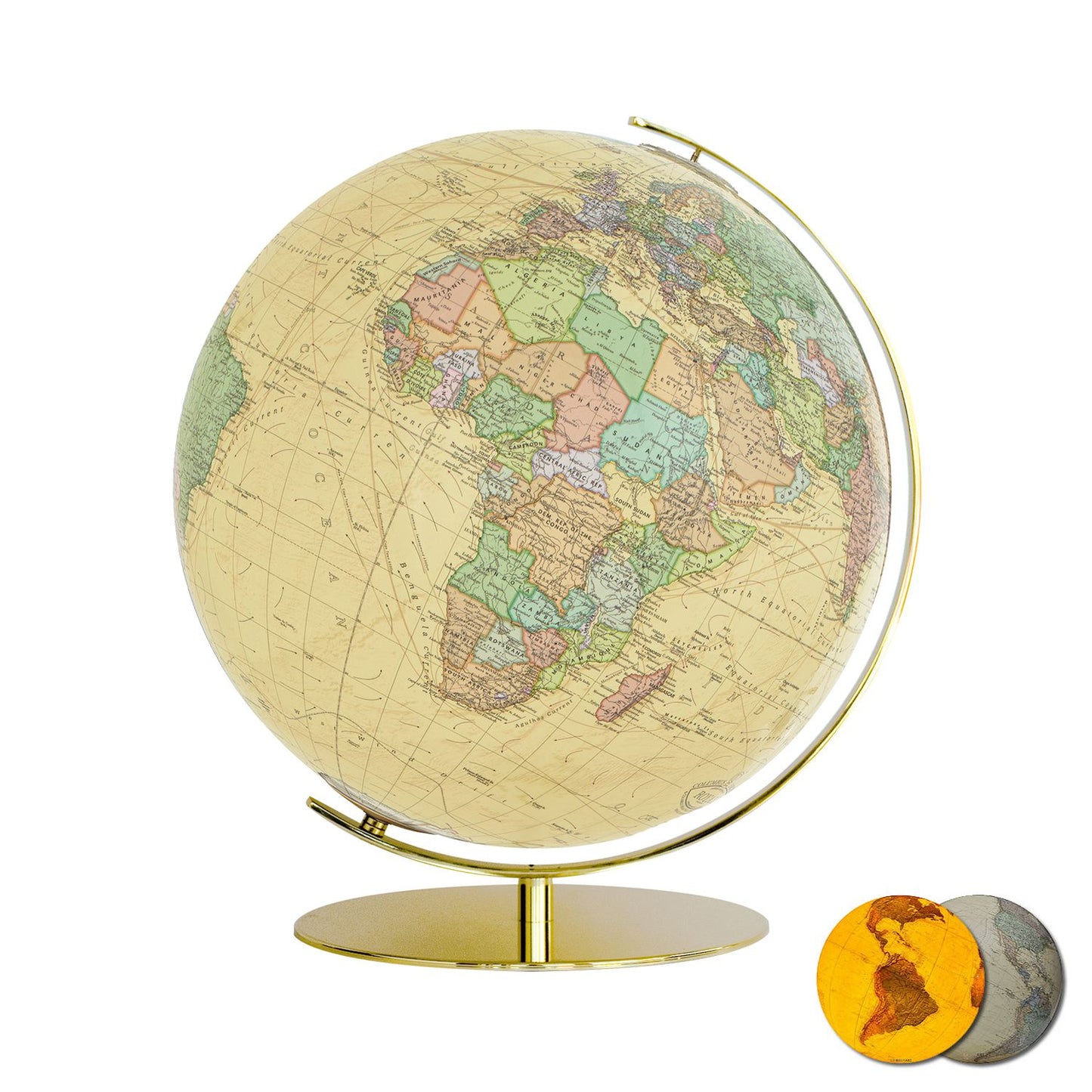 Globe lumineux Columbus ROYAL D 34 cm compatible OID, carte française, divers