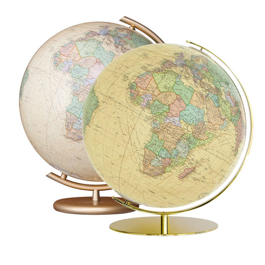 Globe illuminé Columbus Royal D 40 cm Image de carte en anglais, différentes variantes