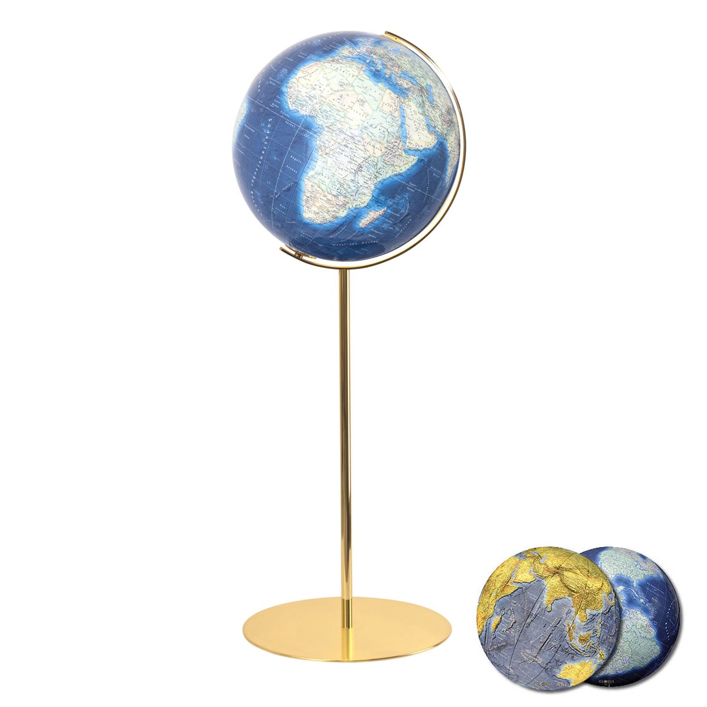 Globe terrestre Columbus Duo Azzurro D 40 cm, carte française, diverses variantes
