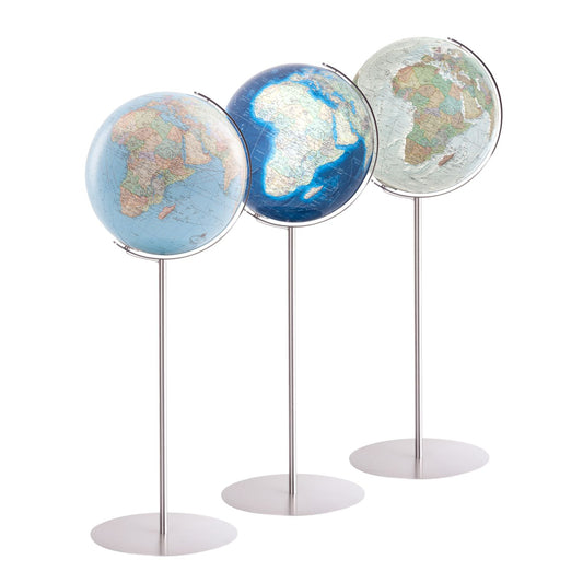 Globe sur pied Columbus D 51 cm verre acrylique, image de carte anglaise, différentes variantes