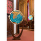 Globe sur pied Columbus DUO Harmonie D 51 cm verre cristal et noyer, anglais