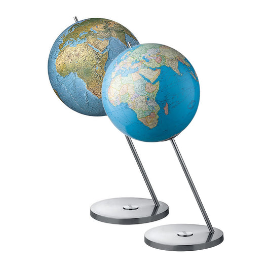 Globe sur pied Columbus Magnum Grand globe D 60 cm, acier inoxydable, français, divers