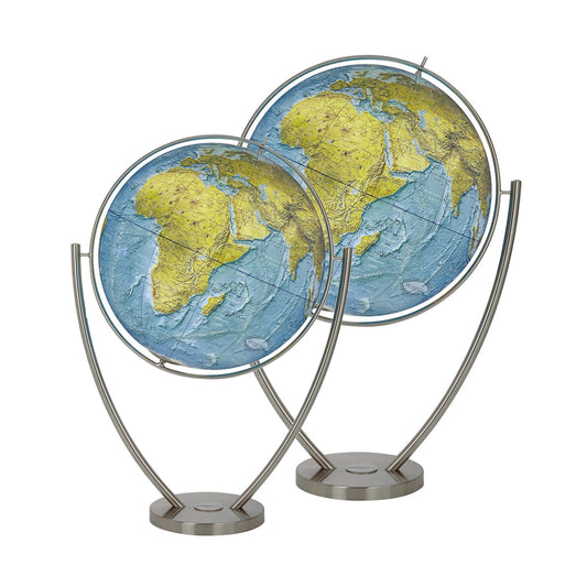 Globe sur pied Columbus Magnum DUORAMA avec base à fourche, anglais, jusqu'à D 100 cm