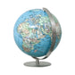 Mini globe Columbus Duo D 12 cm, base et méridienne : acier inoxydable, carte de France