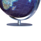 Mini globe Columbus DUO AZZURRO D 12 cm, acier inoxydable, image de la carte en anglais
