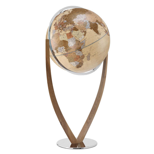 Globe terrestre Zoffoli Vertigo D 60 cm H 130 cm carte politique naturel