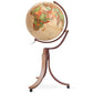 Räthgloben globe terrestre à double image 50cm D 106cm H, cadre en bois, différentes variantes