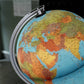 Globe lumineux double image Räthgloben, 40cm D, 61cm H, avec loupe