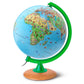 Globe lumineux pour enfants Räthgloben, 25 cm D, 35 cm H, vert, avec livret d'accompagnement