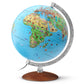Globe lumineux pour enfants Räthgloben, double image, 30 cm D, 39 cm H, avec livret d'accompagnement