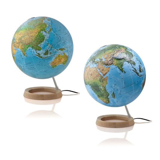 Atmosphère globe lumineux double image Full Circle 30 cm avec ou sans surface 3D