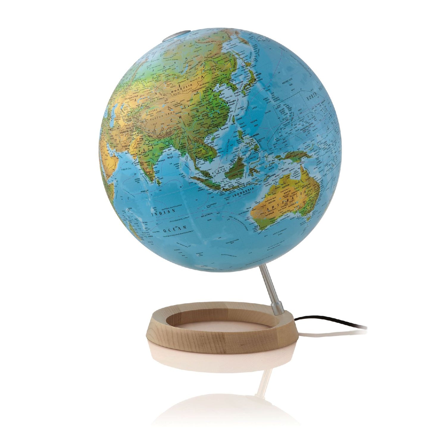 Atmosphère globe lumineux double image Full Circle 30 cm avec ou sans surface 3D