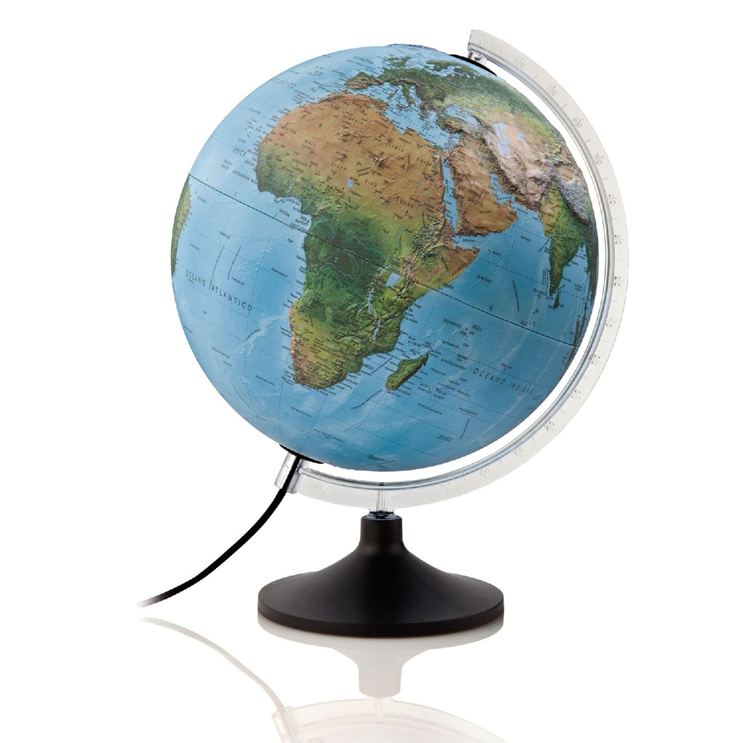 Atmosphère Solide globe lumineux double image 30 cm avec ou sans surface 3D