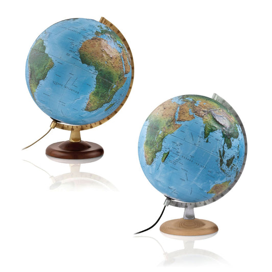 Globe lumineux Atmosphere 3D double image R4 30 cm en différentes variantes