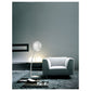 Atmosphère Debout Lumineux Globe Tige Réflexion H 110 cm