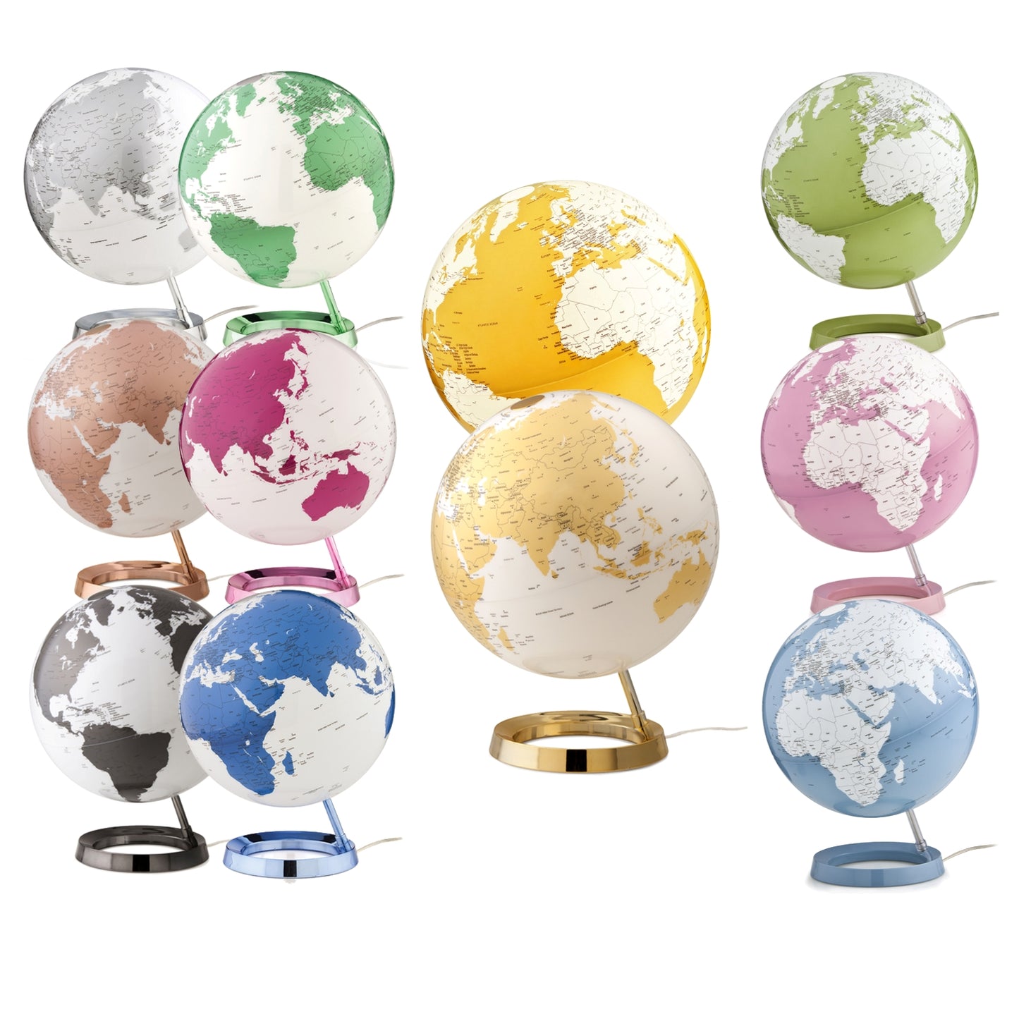 Globe lumineux Atmosphere Light &amp; Colour 30 cm Globe de table en différentes versions