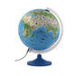 Räthgloben Globe Lumineux pour Enfants, Atmosphere Family, Massif ou Argenté, 30 cm