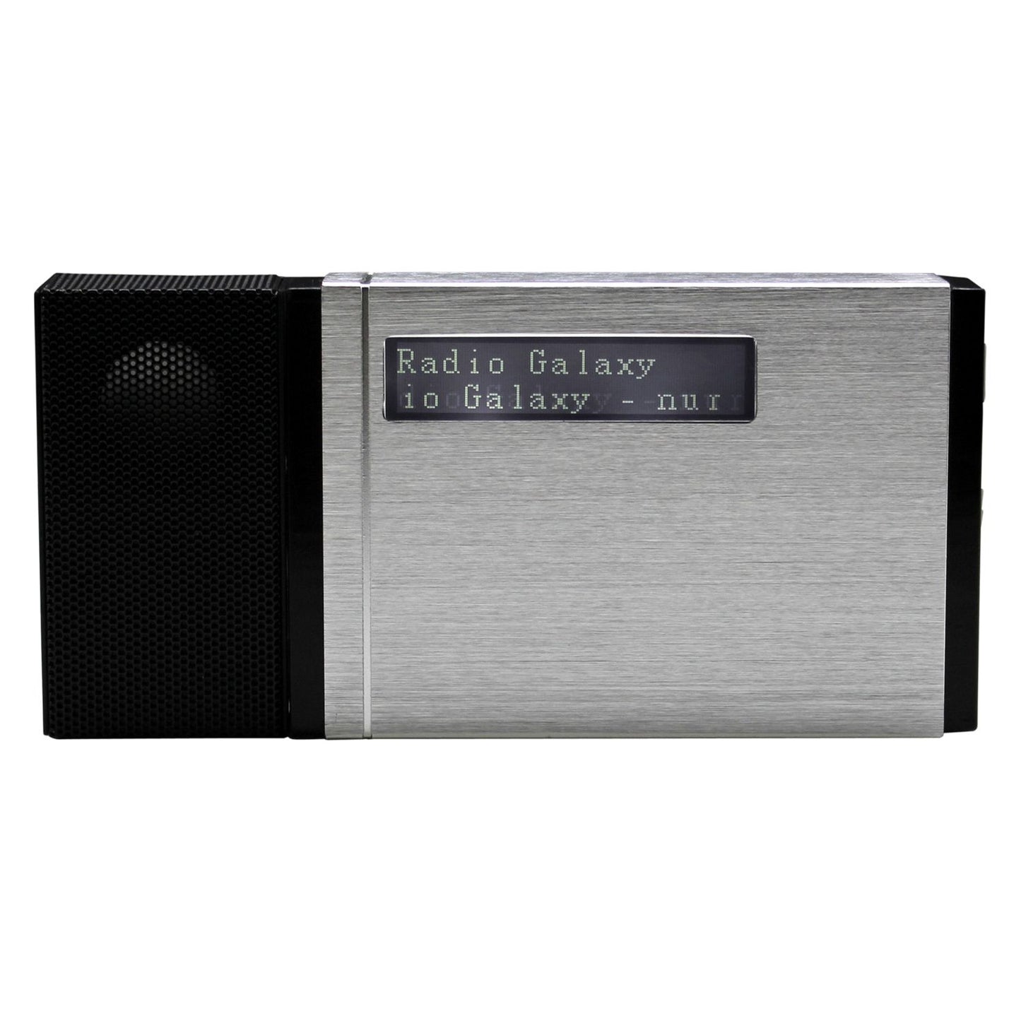 Soundmaster DAB400SI tragbares DAB+/UKW PLL-Radio, mit Akku, Aluoptik