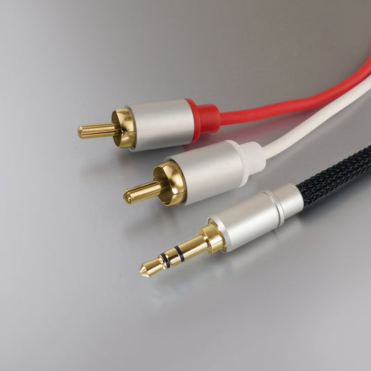 Câble audio stéréo Dynavox 3,5 mm vers cinch, différentes longueurs