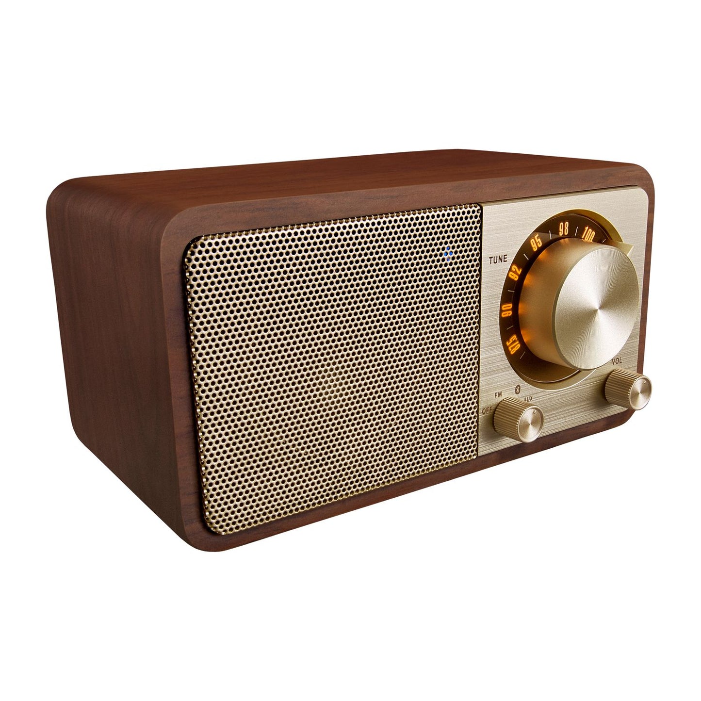 Radio FM compacte Sangean WR-7 avec Bluetooth, autonomie 36h, design rétro