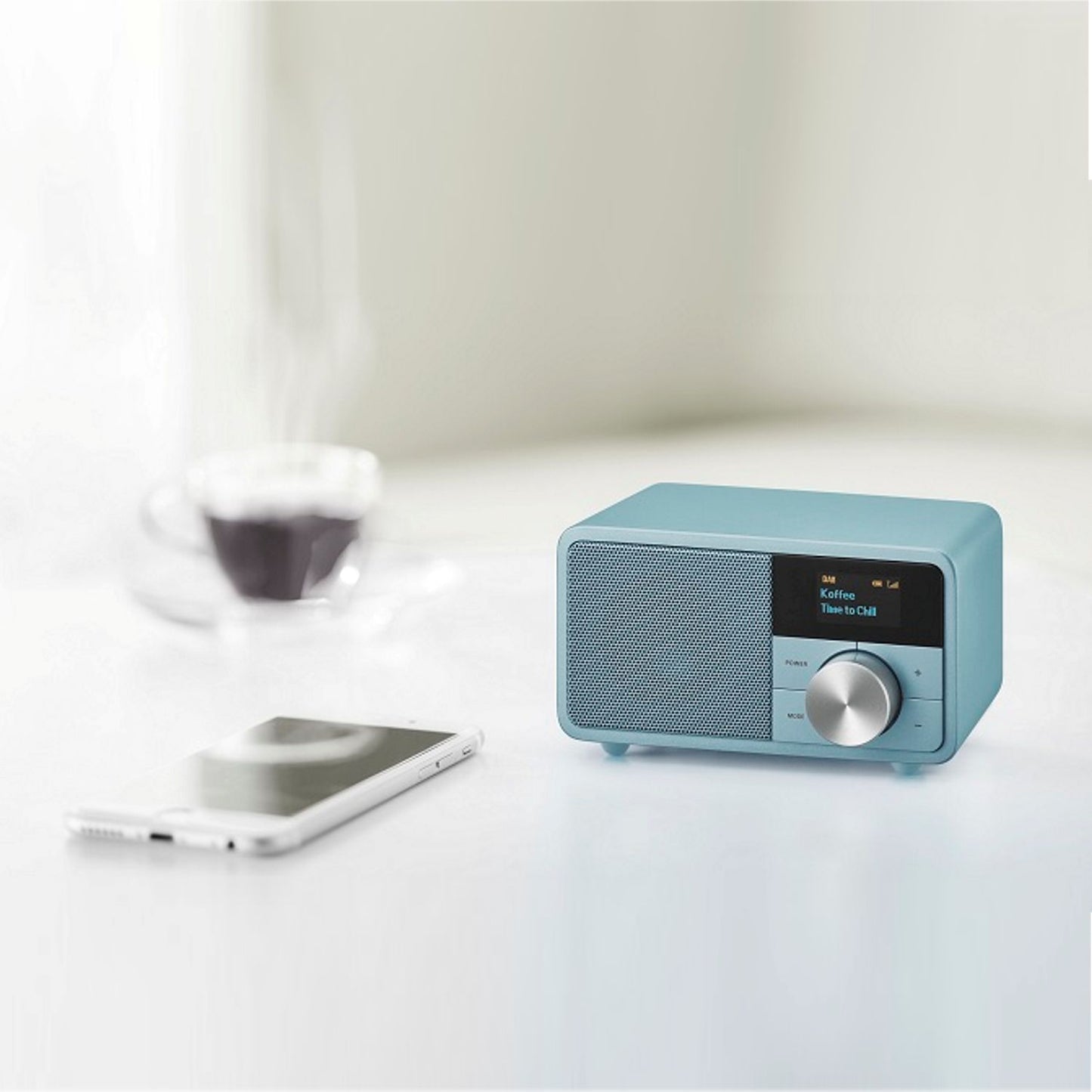 Radio compacte Sangean DDR-7 "Genuine Mini DAB" avec FM, DAB+, Bluetooth, batterie rechargeable