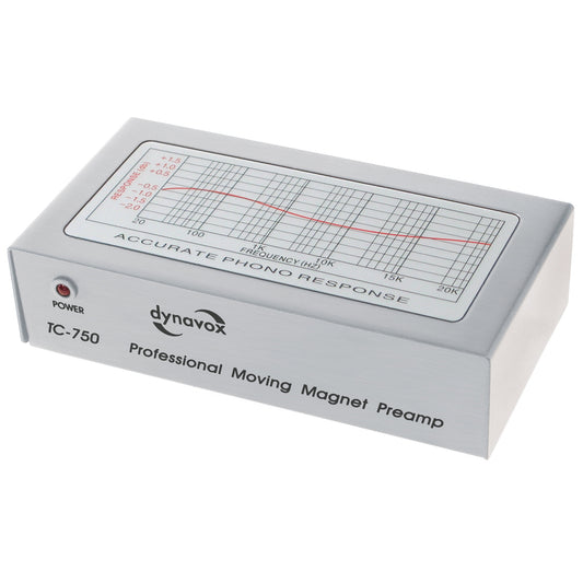 Préampli égaliseur professionnel Dynavox TC 750, argent