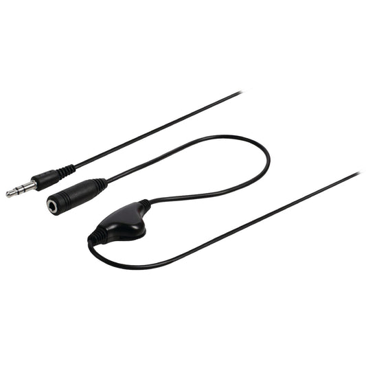 Câble d'extension audio avec contrôle du volume, jack 3,5 mm, 1 mètre