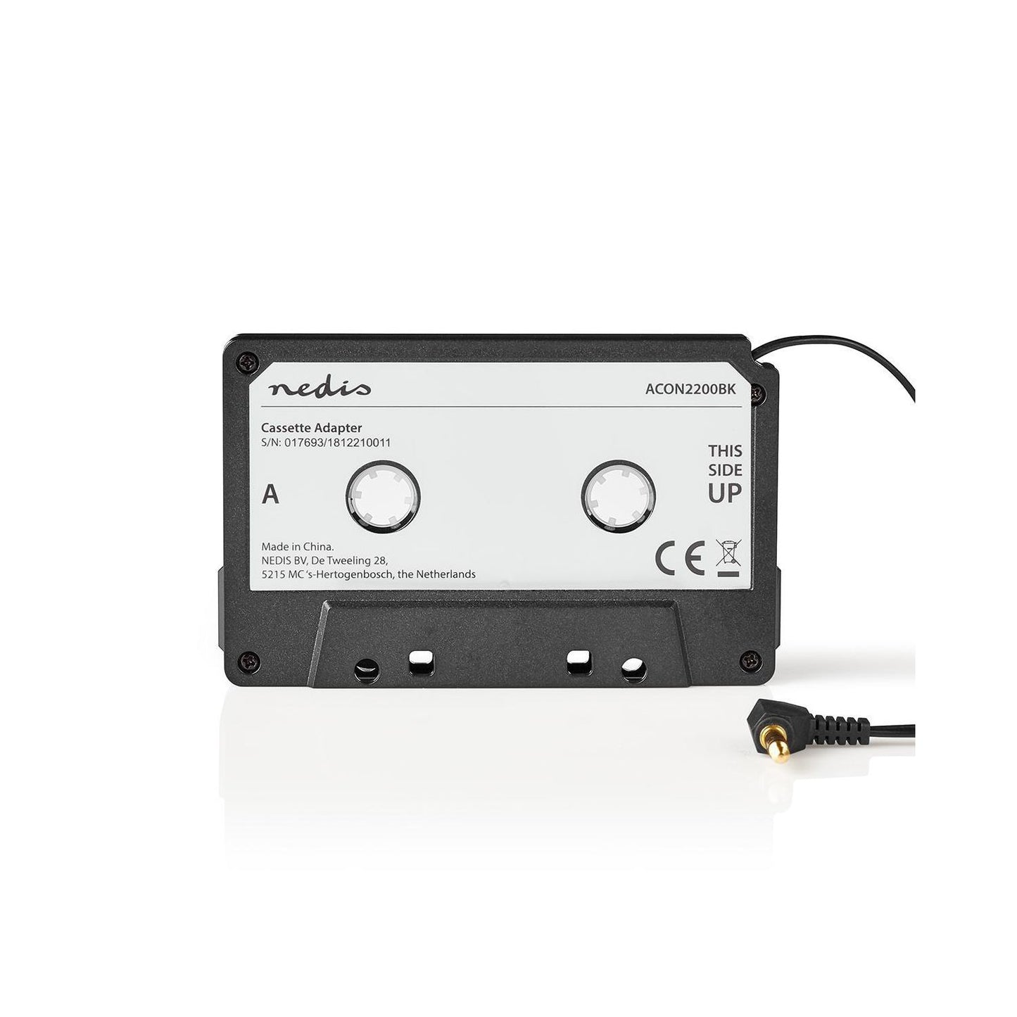 Adaptateur de cassette Nedis prise jack 3,5 mm - cassette audio
