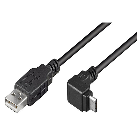 Câble Goobay USB 2.0 Hi-Speed avec connexion Micro-USB 90°